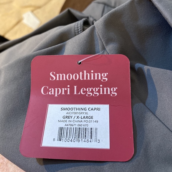 New Anti x Proof Smoothing Capri Legging size X-Large color gray - Picture 6 of 14